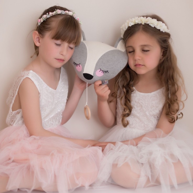 Peluche musicale Renard en coton