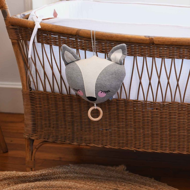 Peluche musicale Renard en coton