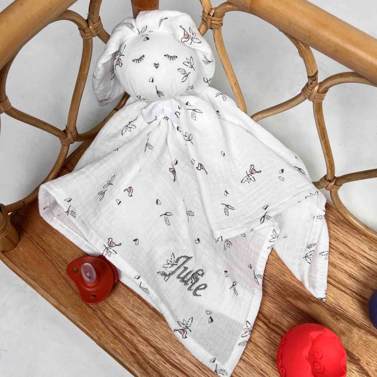 Doudou plat Lapin  Melody