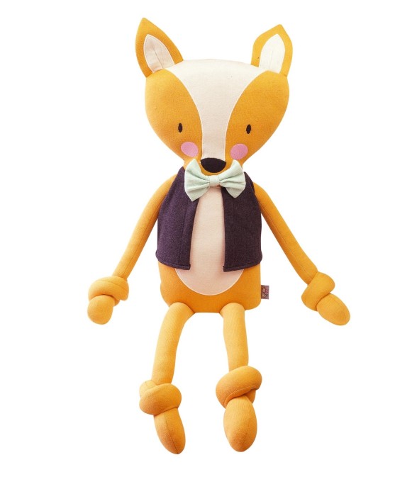 Grande peluche renard en coton