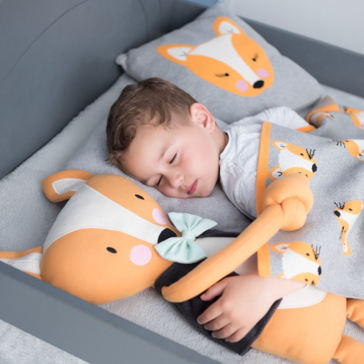 Grande peluche renard en coton