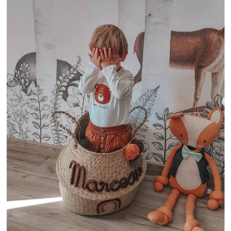 Grande peluche renard en coton