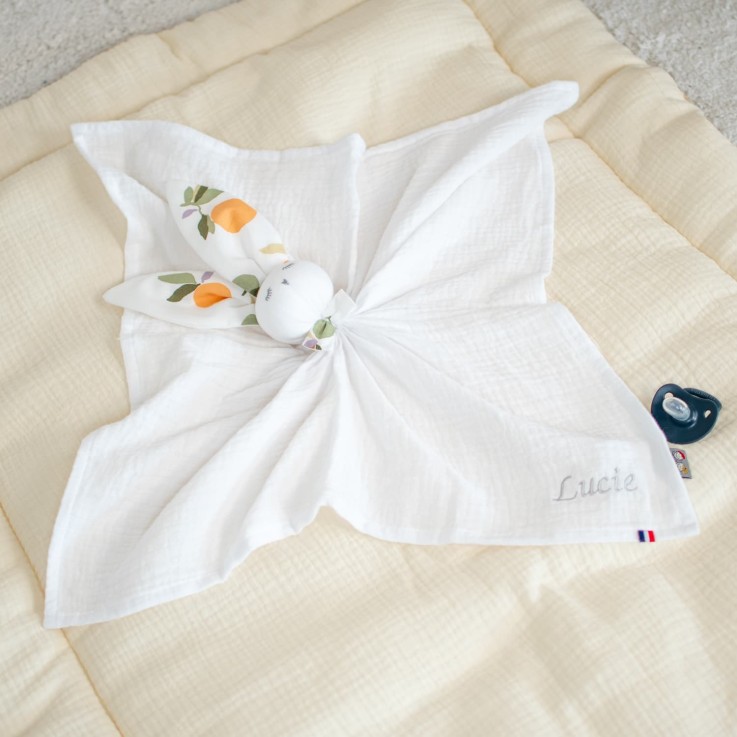 Doudou plat Lapin  Clem