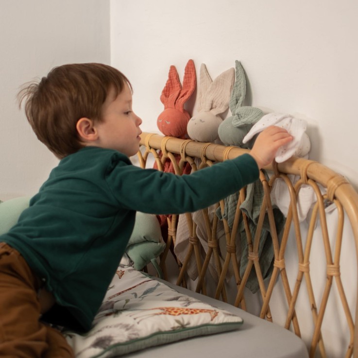 Doudou plat Lapin  Clem