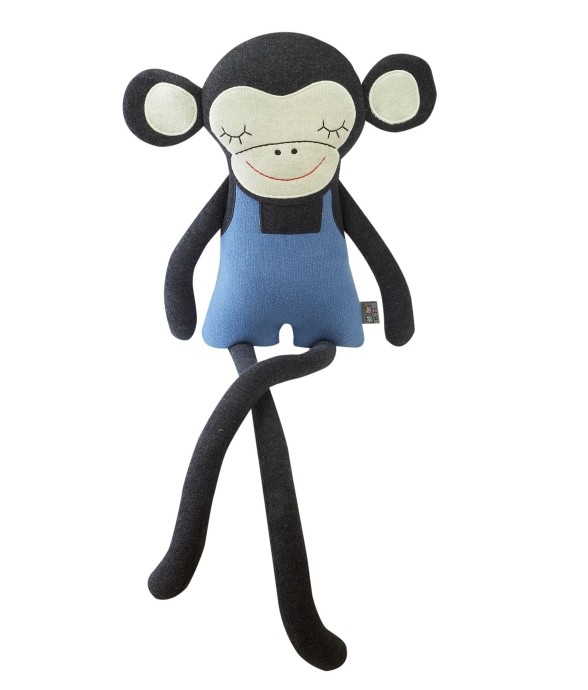 Grande peluche singe en...