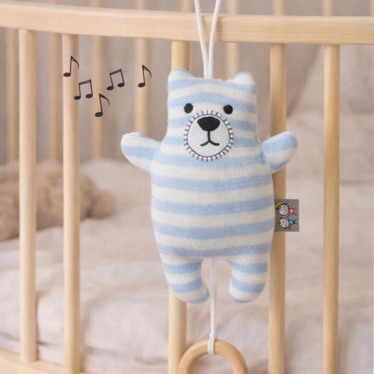 Peluche musicale Ourson en coton