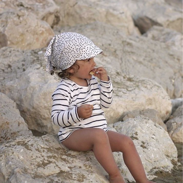 Casquette bandana bébé en bambou, ELODIE