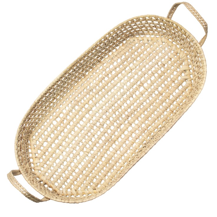 Panier à langer en fibres naturelles