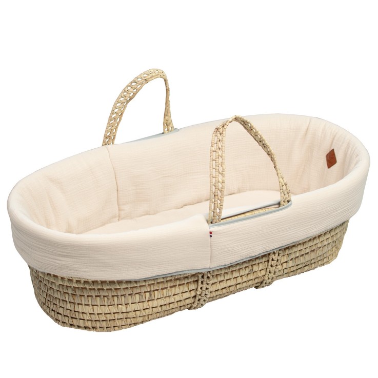Couffin bébé avec Matelas, Habillage et Drap Housse, Jeanne