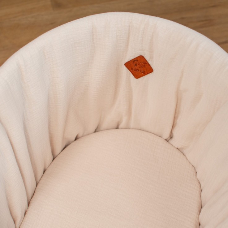 Couffin bébé avec Matelas, Habillage et Drap Housse, Jeanne