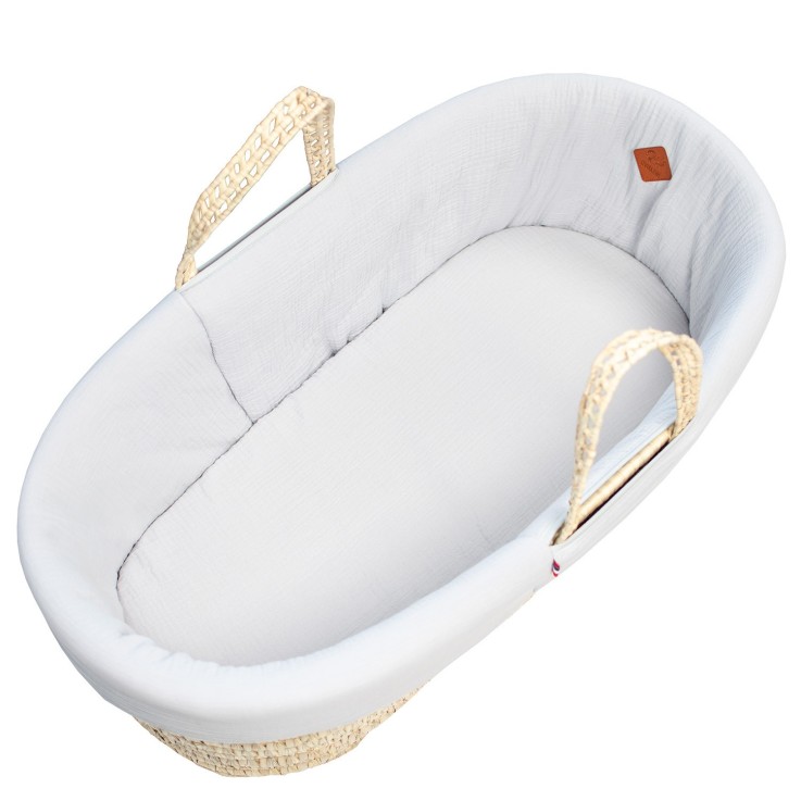 Habillage de couffin en gaze de coton, Jeanne