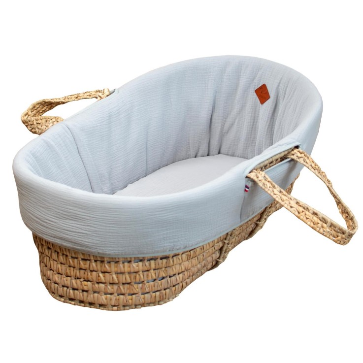Habillage de couffin en gaze de coton, Jeanne