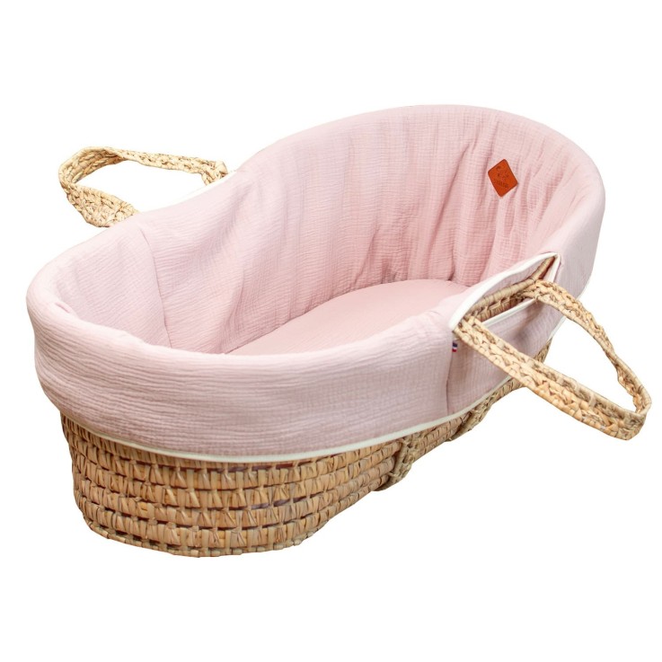 Couffin bébé avec Matelas, Habillage et Drap Housse, Jeanne