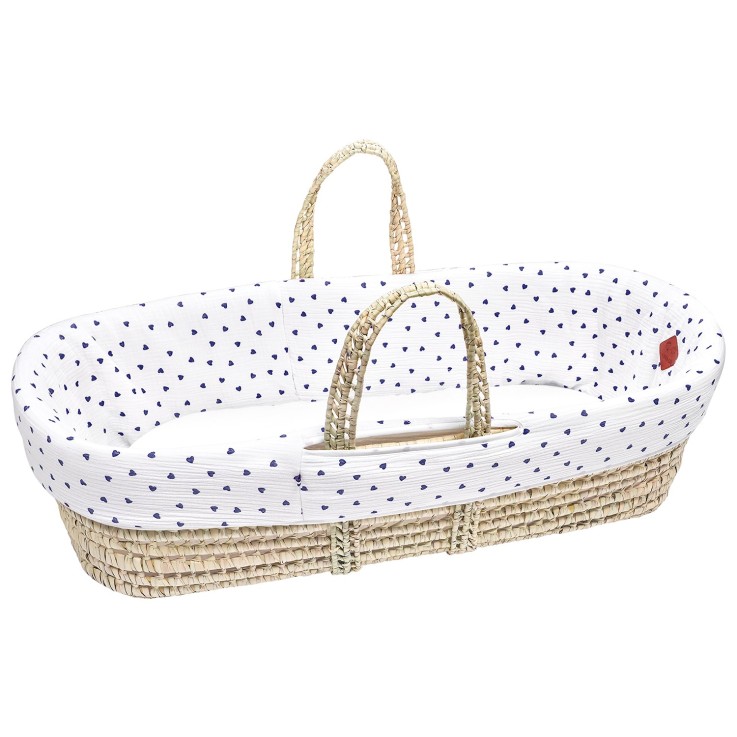 Couffin bébé avec Matelas, Habillage et Drap Housse, Lovio