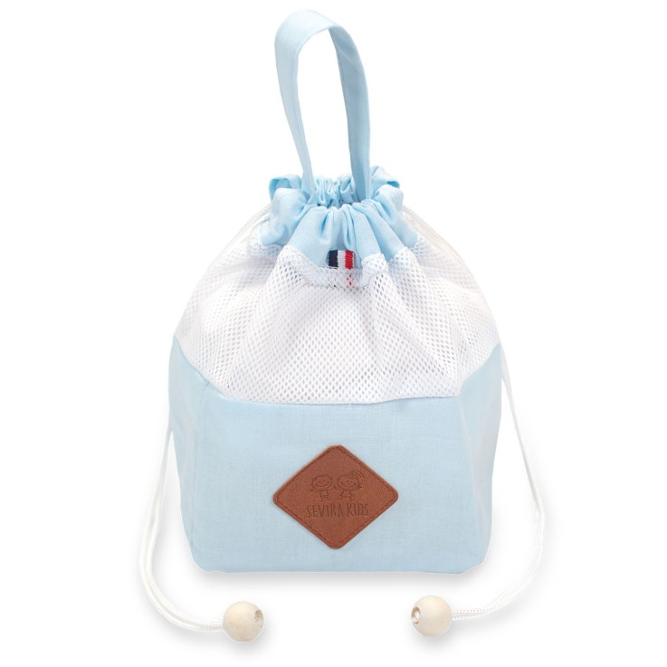 Pochon distributeur et ses 8 lingettes lavables, Jeanne