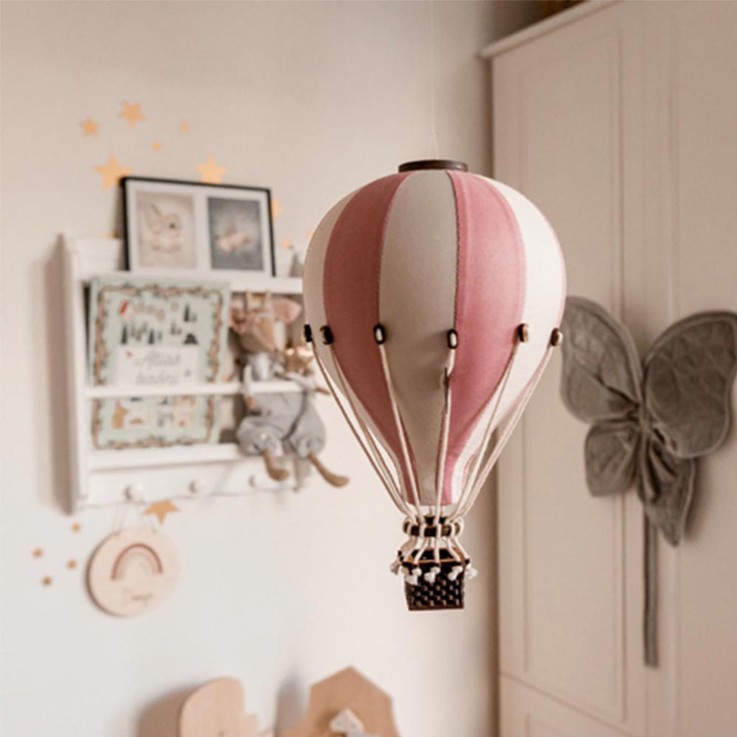 Montgolfière décorative - Rose Mint