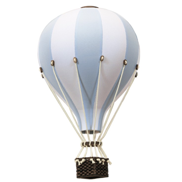 Montgolfière décorative - Bleu clair