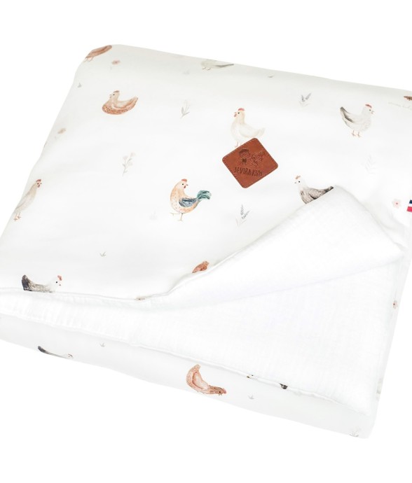 Couverture réversible en...