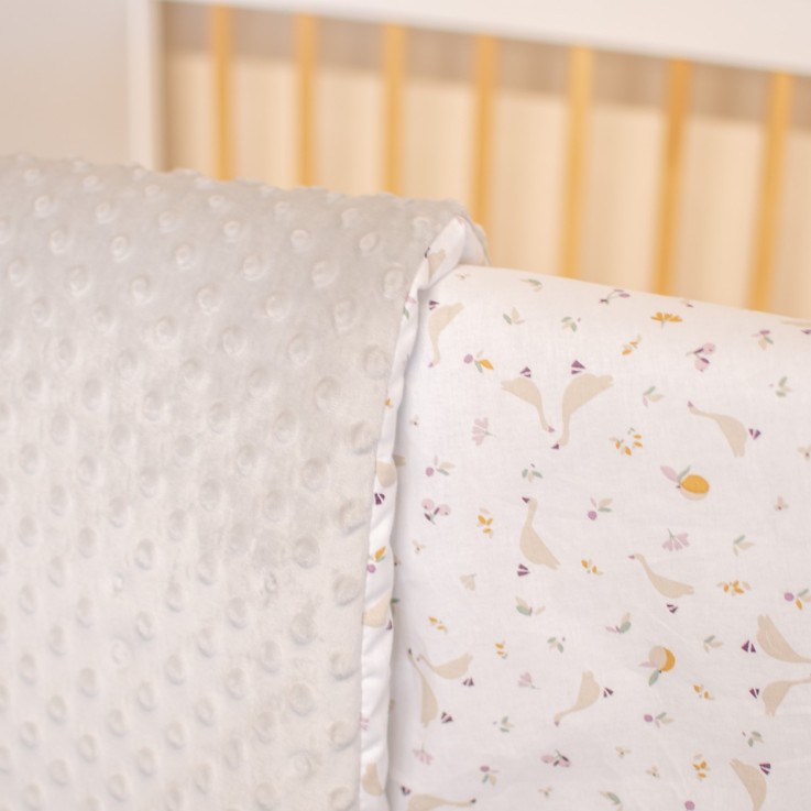 Couverture réversible en minky, Sidonia