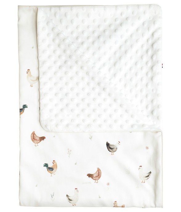 Couverture légère en minky,...