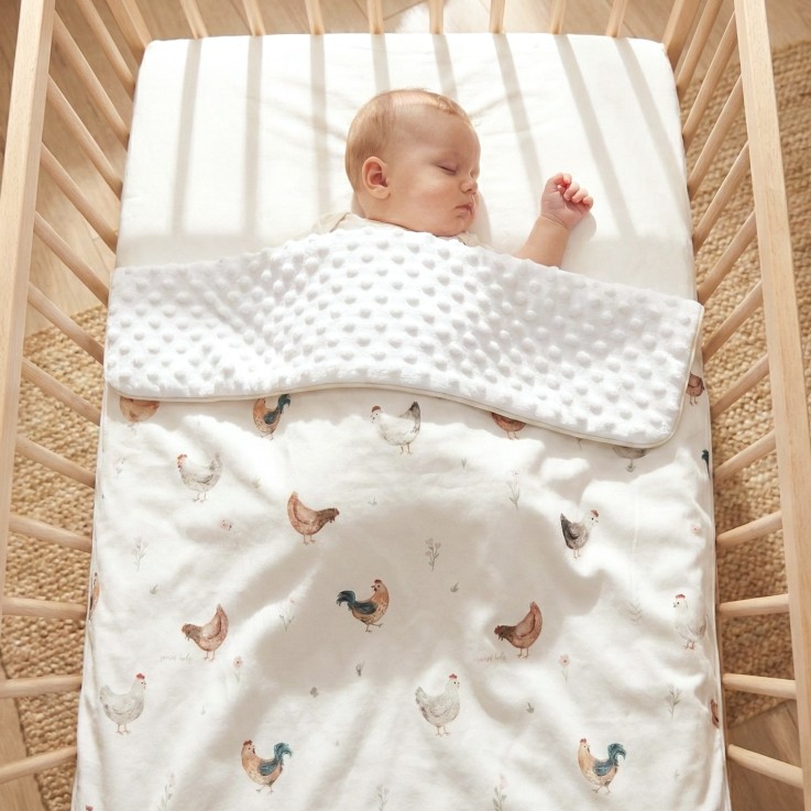 Couverture légère en minky, GALLINA