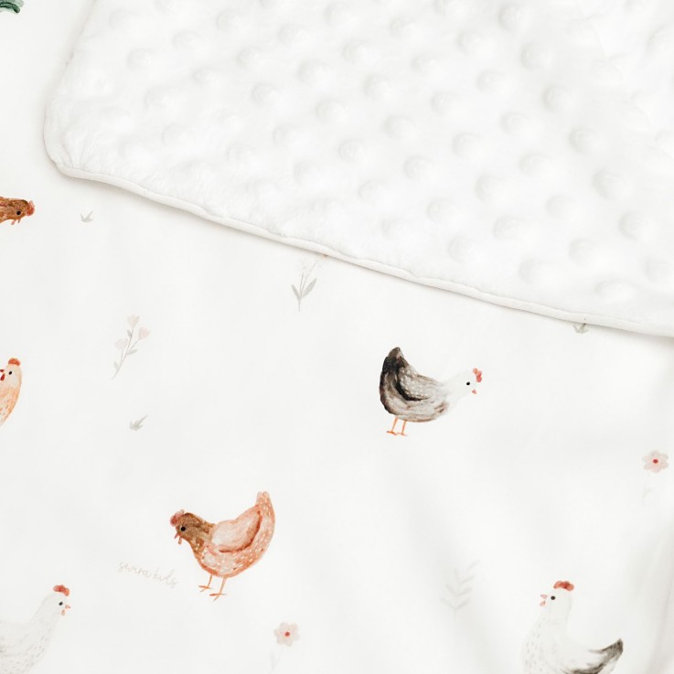 Couverture légère en minky, GALLINA