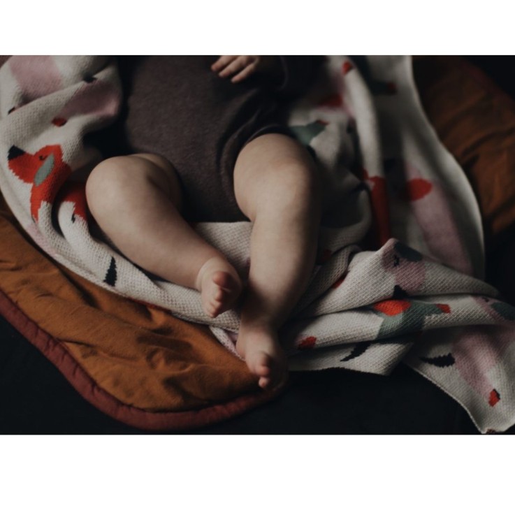 Couverture en coton bio Gots, Teckel