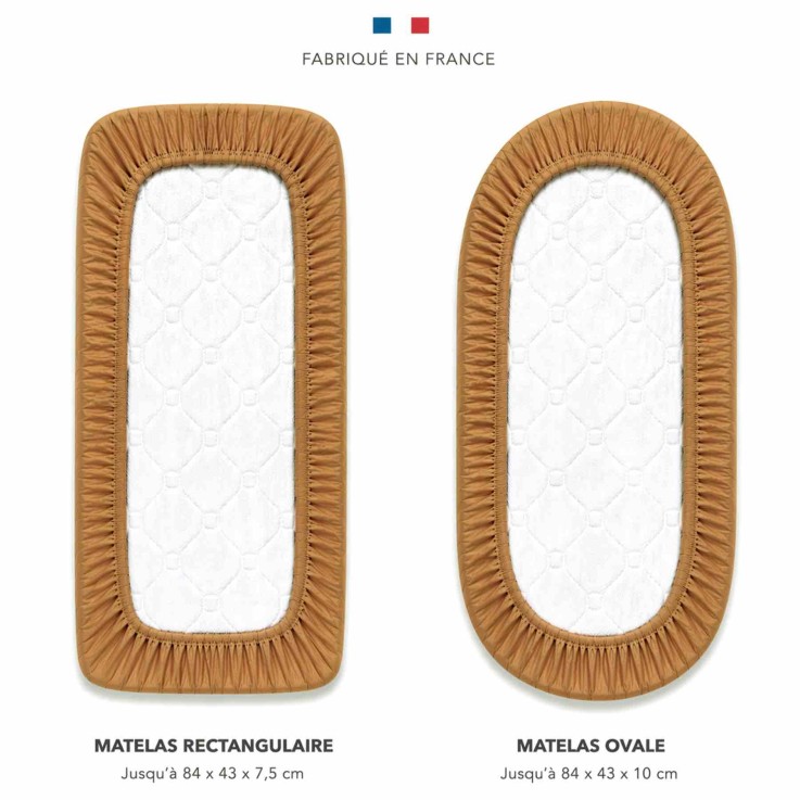 Drap housse berceau en gaze de coton, Jeanne