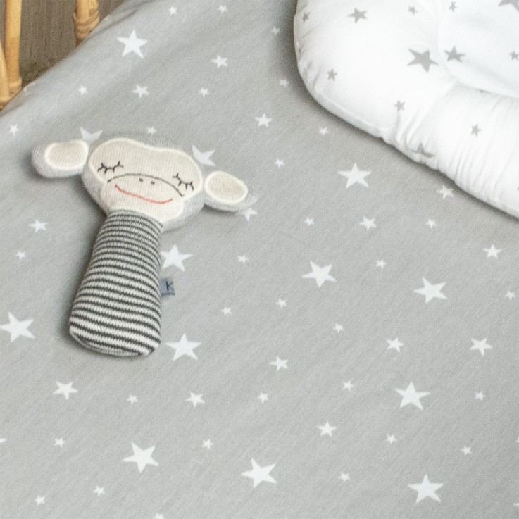 Drap housse berceau en coton, Stella