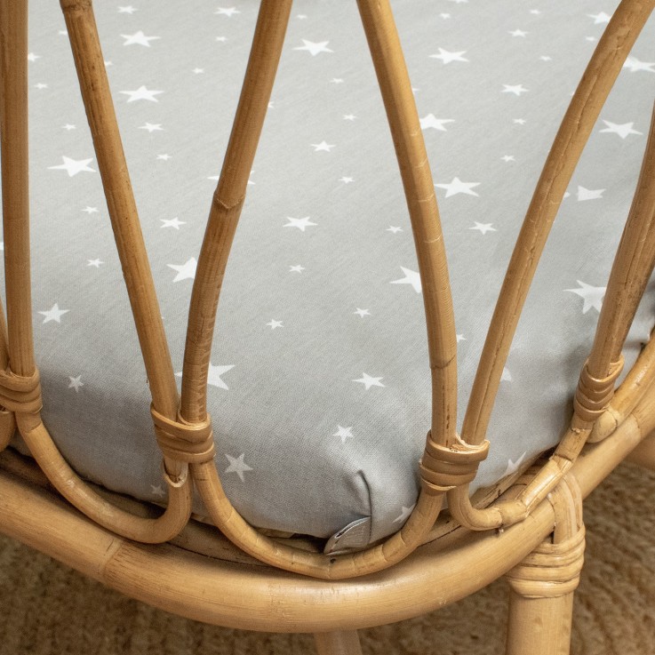 Drap housse berceau en coton, Stella