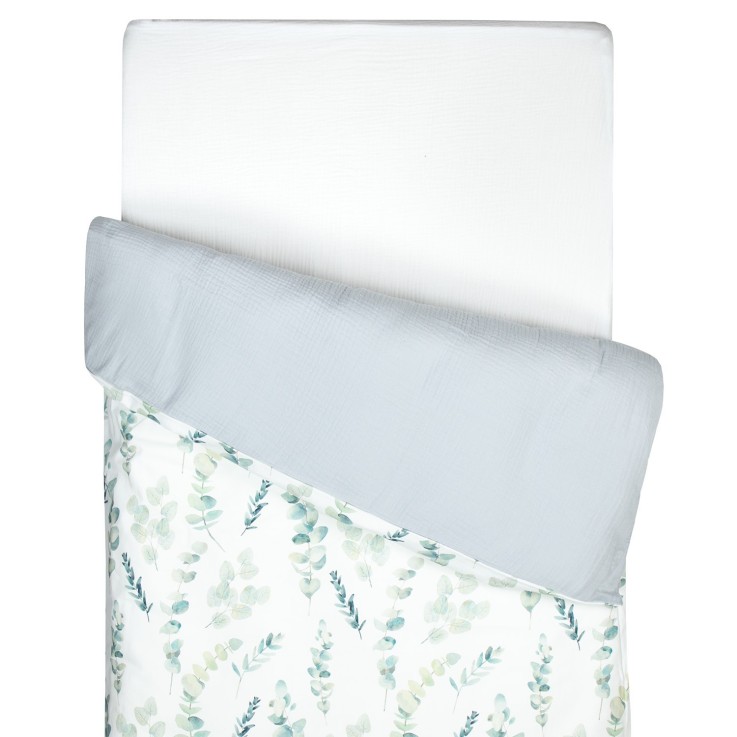 Housse de couette réversible, Eucalyptus