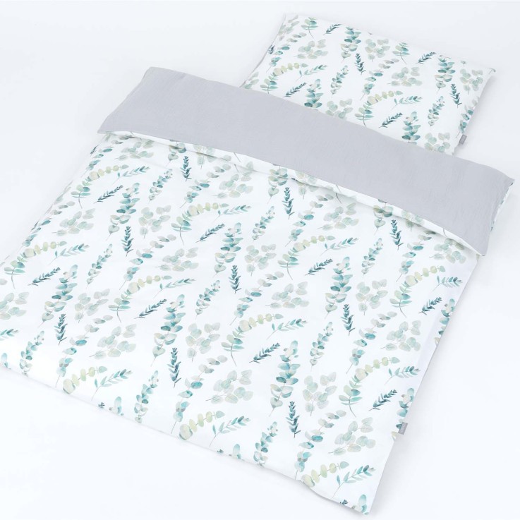 Housse de couette réversible, Eucalyptus