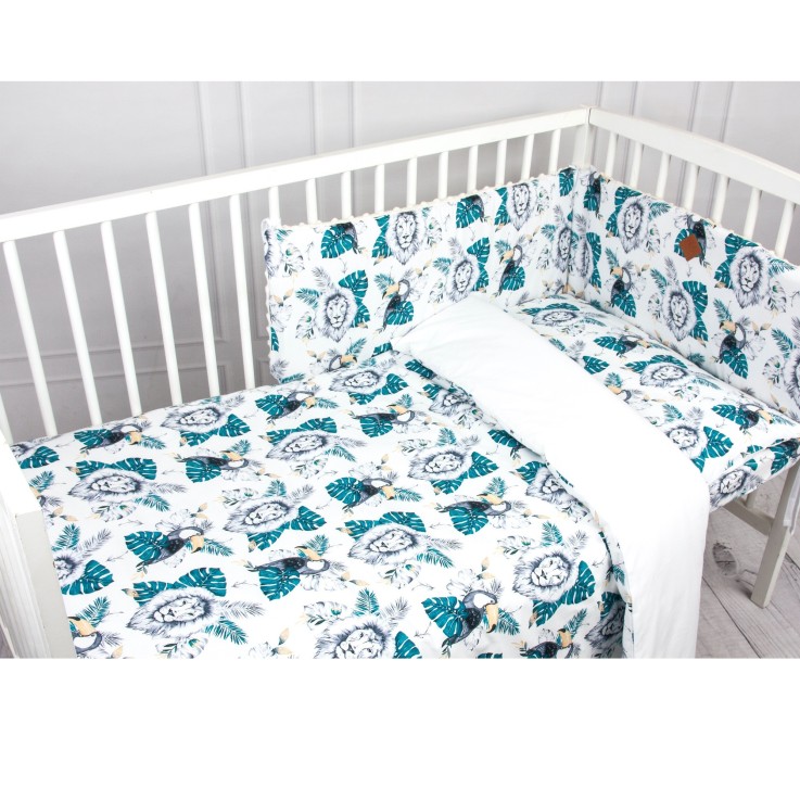 Parure de lit bébé en coton, SAVANA