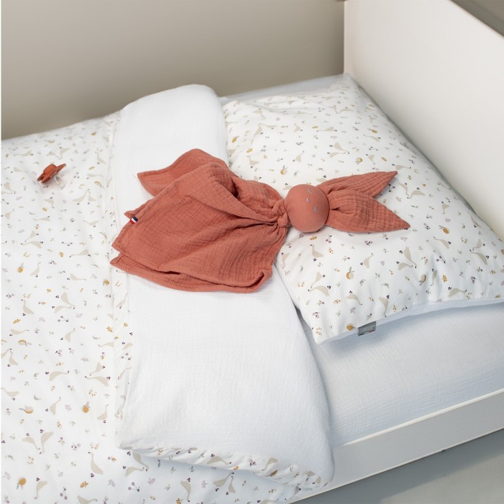 Parure de lit, housse de couette et taie d'oreiller, Sidonia