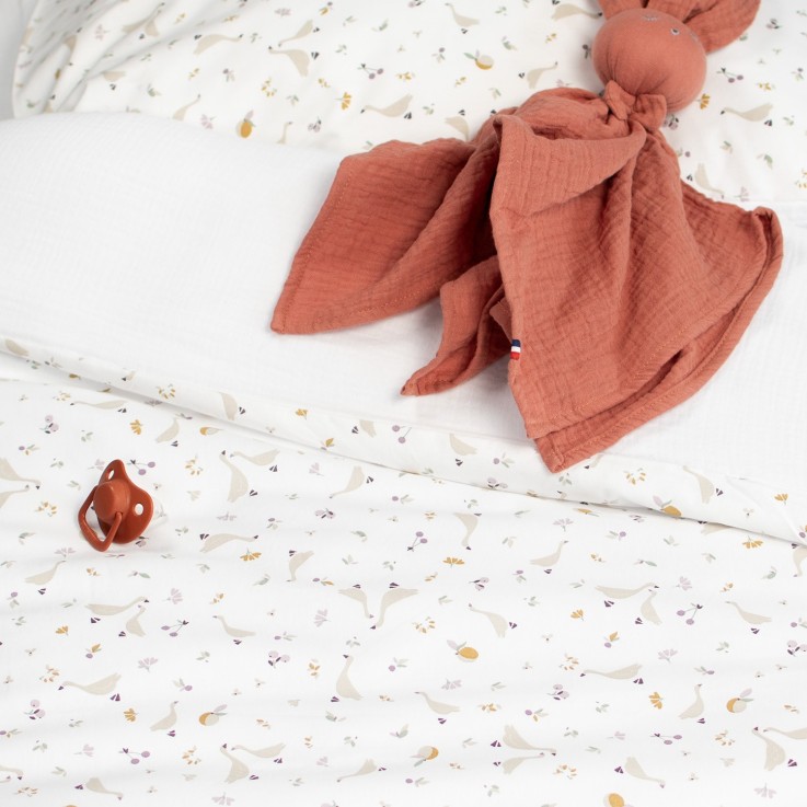 Parure de lit, housse de couette et taie d'oreiller, Sidonia