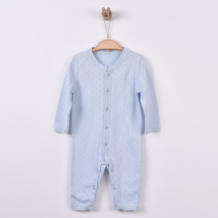 Combinaison bébé en tricot de coton bio