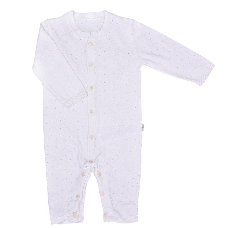 Combinaison bébé en tricot de coton bio
