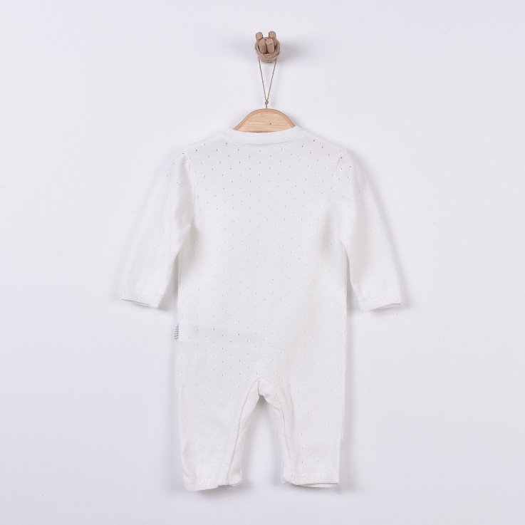 Combinaison bébé en tricot de coton bio