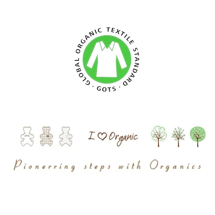 Body robe et chapeau en coton bio, Tropi