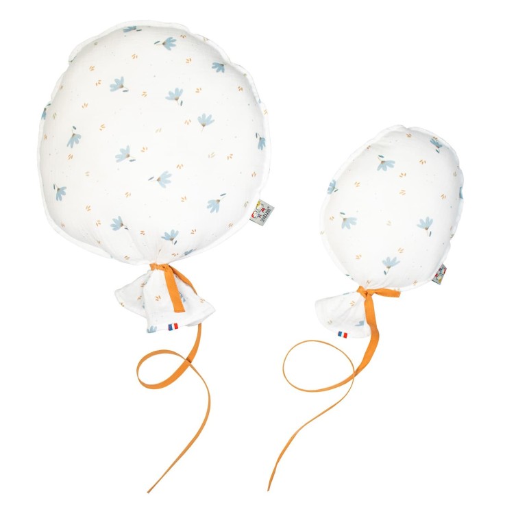 Ballon mural décoratif en gaze de coton, Bleuet