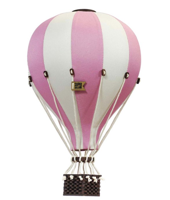Montgolfière décorative - Rose