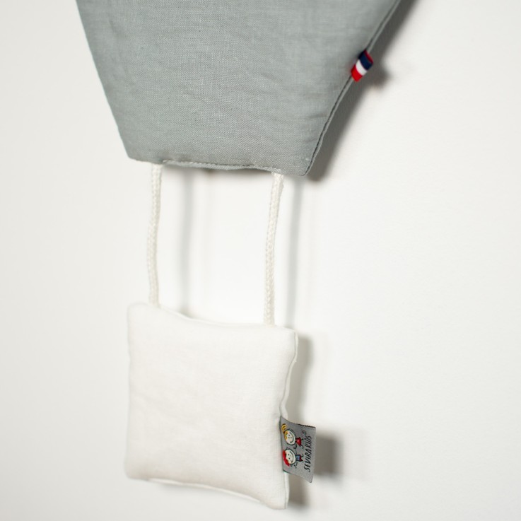 Montgolfière décorative en lin