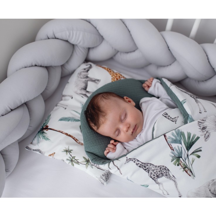 Tresse tour de lit bébé tressé déco Tendance