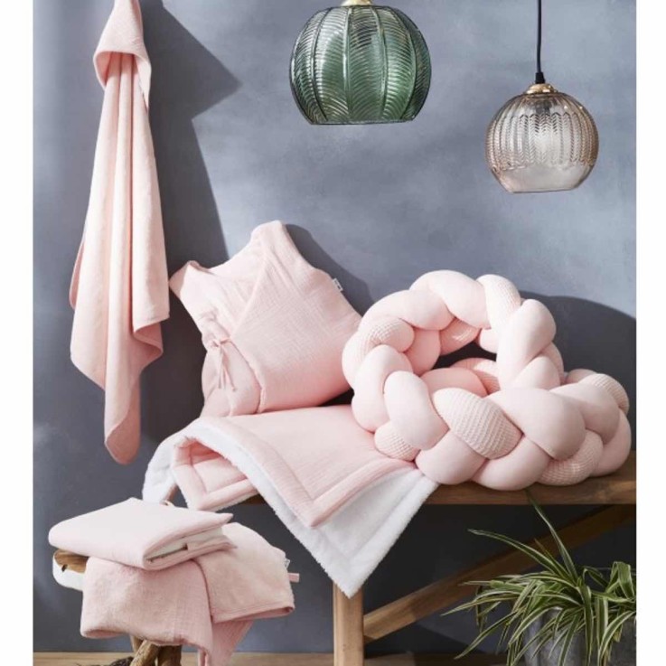 Tresse tour de lit bébé tressé déco Tendance