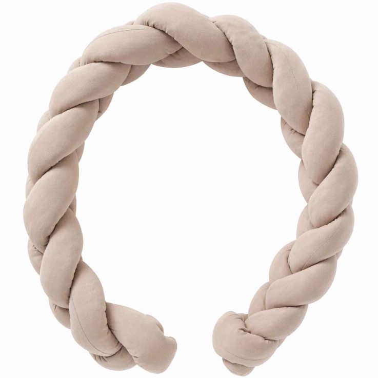 Tresse tour de lit bébé tressé déco Tendance