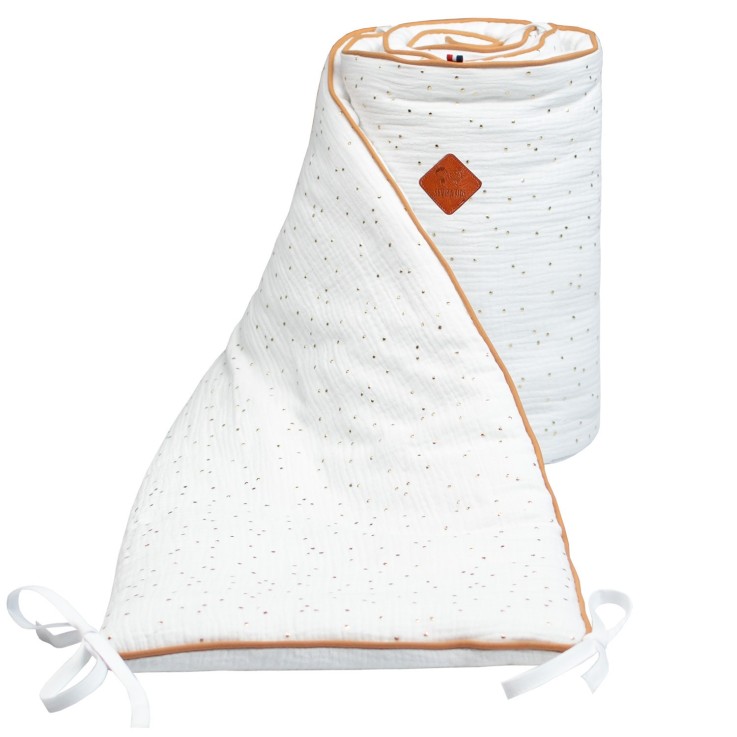 Tour de lit universel en gaze de coton, Jeanne