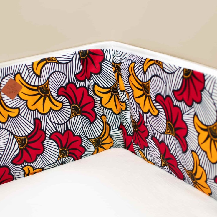 Tour de lit universel Wax, Fleurs de Mariage