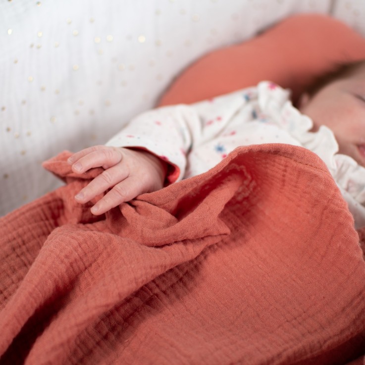 Maxi lange en gaze de coton, Jeanne