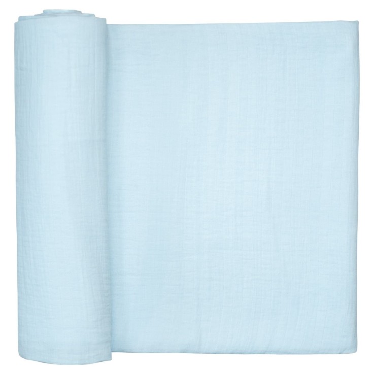 Maxi lange en double gaze à carreaux