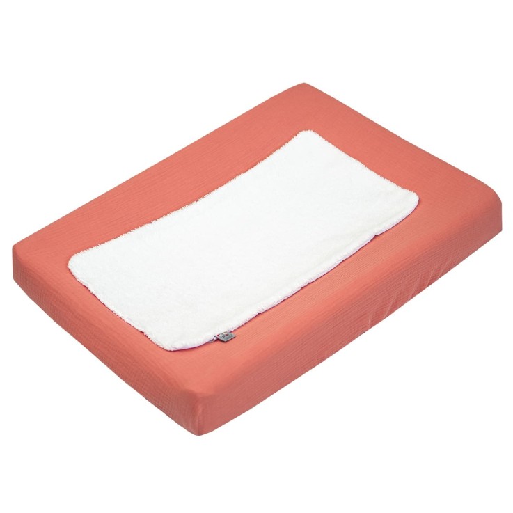 Housse de matelas à langer + éponge bambou, Jeanne